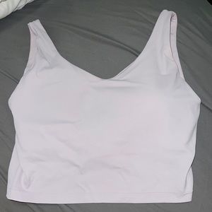 longline padded workout tank